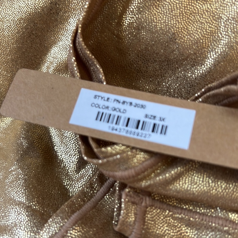 SKIMS good metallic boy short size 3x NWT - Picture 2 of 2